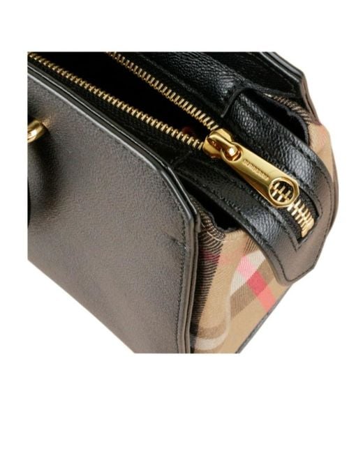 Burberry Black Banwell Small Tote Bag