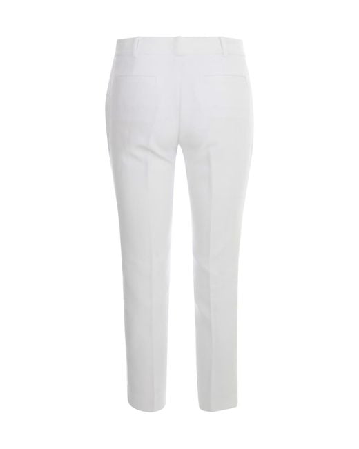 Michael Kors White Michael Tailored Slim Fit Pants