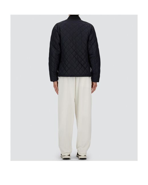Herno Blue Long-Sleeved Cotton Jacket for men
