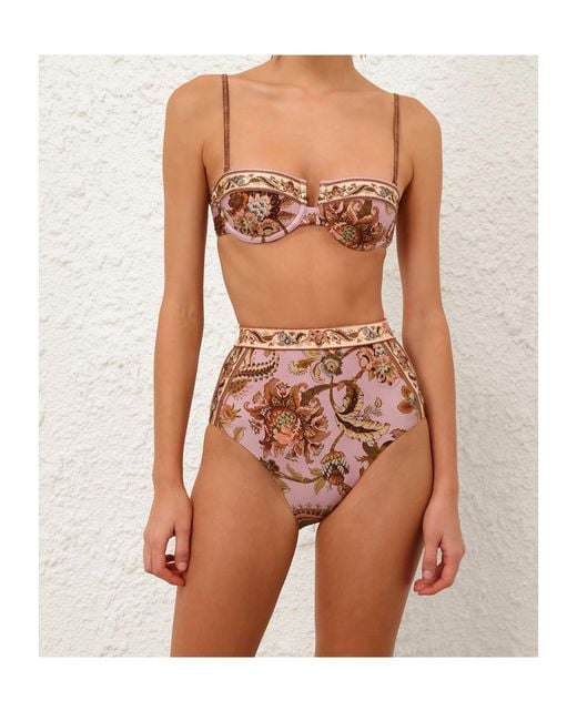 Zimmermann Natural Aster High Waist Pant