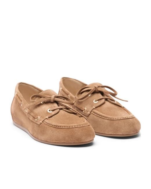 Stuart Weitzman Brown Tinsley Moccasin