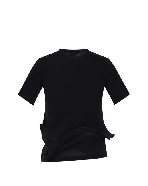 Junya Watanabe Black Wire Hem T-Shirt