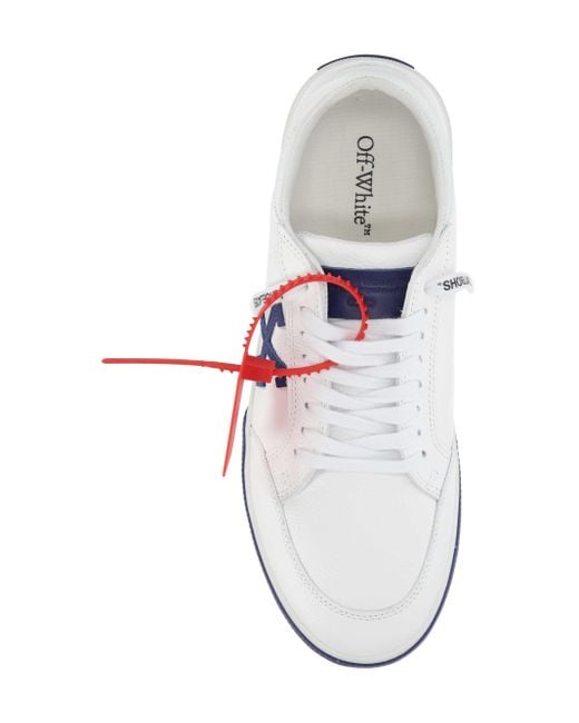 Off-White c/o Virgil Abloh White Round Toe Lace-Up Sneakers for men