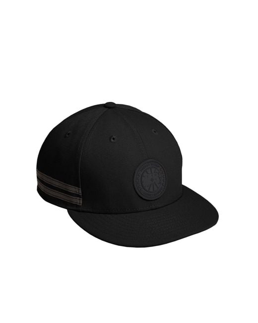 Canada Goose Black Core Classic Logo-Patch Detail Baseball Cap for men
