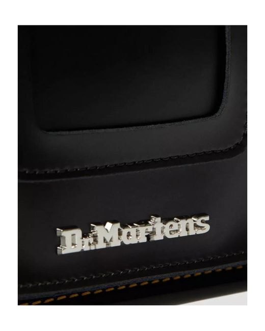 Dr. Martens Black 11 Inch Messenger Bag for men