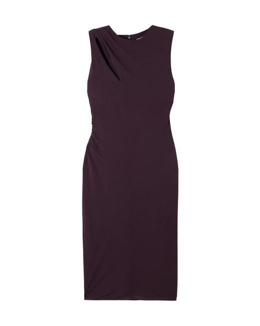 Tom Ford Purple Cut Out Scarf Detail Cocktail Dress