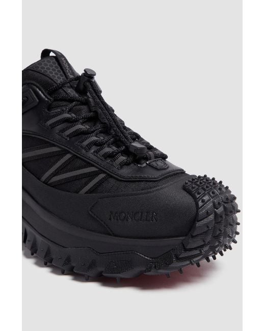 Moncler Black Trailgrip Gtx Lace-Up Sneakers for men