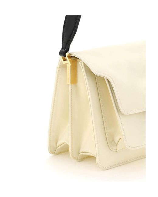 Marni White Trunk Strapped Shoulder Bag
