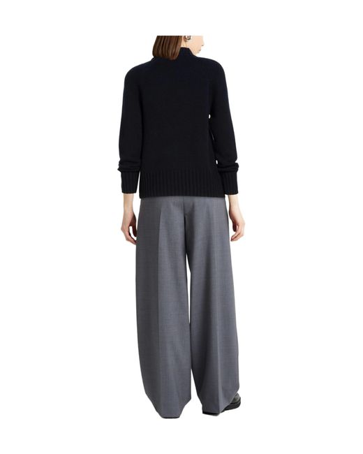 Max Mara Blue Solid Color Sweater