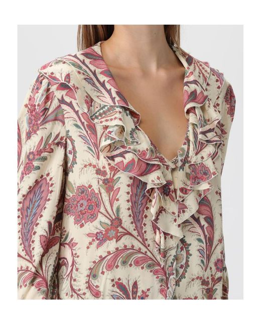Etro Pink Printed Shirt