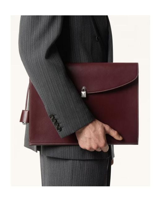 Loro Piana Purple Guardaroba Document Holder for men