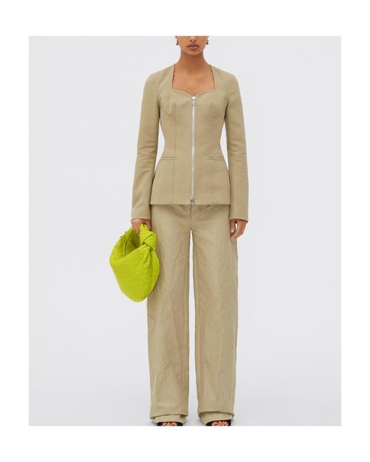 Bottega Veneta Yellow Jodie Intrecciato Bag