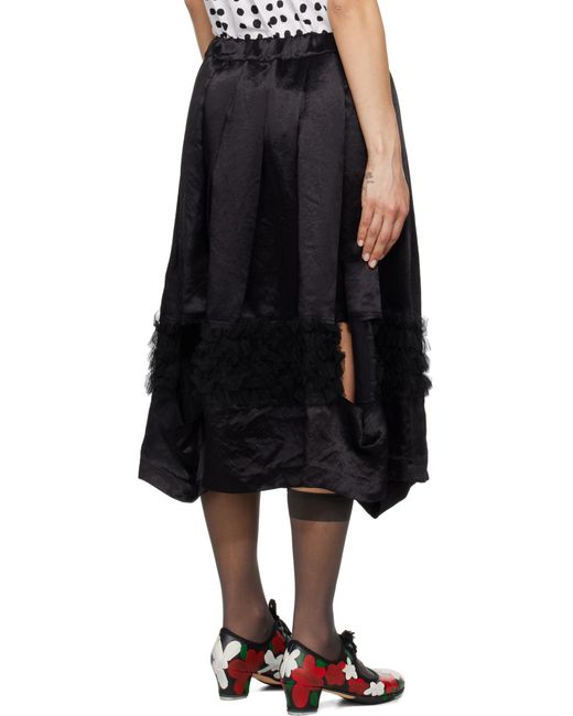 Comme des Garçons Black Elastic Waist Skirt