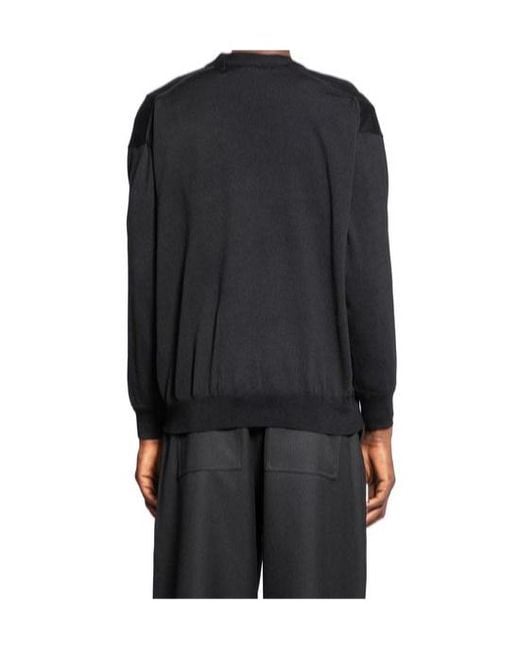 Comme des Garçons Black Comme Des Garçons Homme V-Neck Knitted Cardigan for men