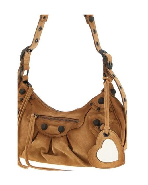 Balenciaga Brown Le Cagole Shoulder Bag