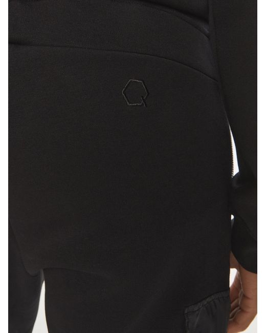 BALR Black Elastic Waist Sweatpants for men