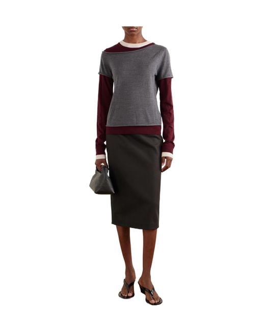 Staud Multicolor Asymmetrical Top