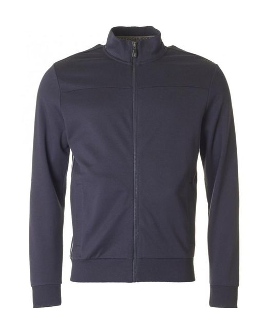 Boss Blue Logo Details Casual Jacket for men
