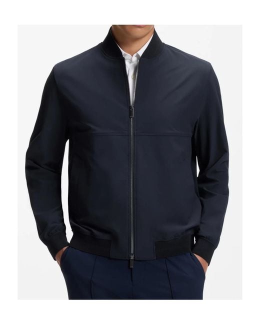 Boss Blue Slim-Fit Jacket for men