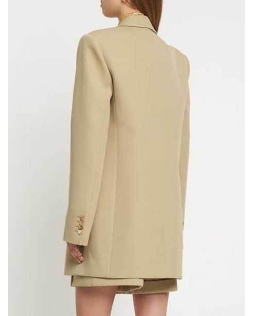 Michael Kors Natural Single-Breasted Blazer