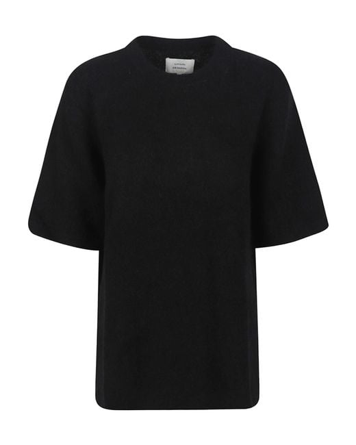 Loulou de Saison Black Raven Crewneck Knitwear