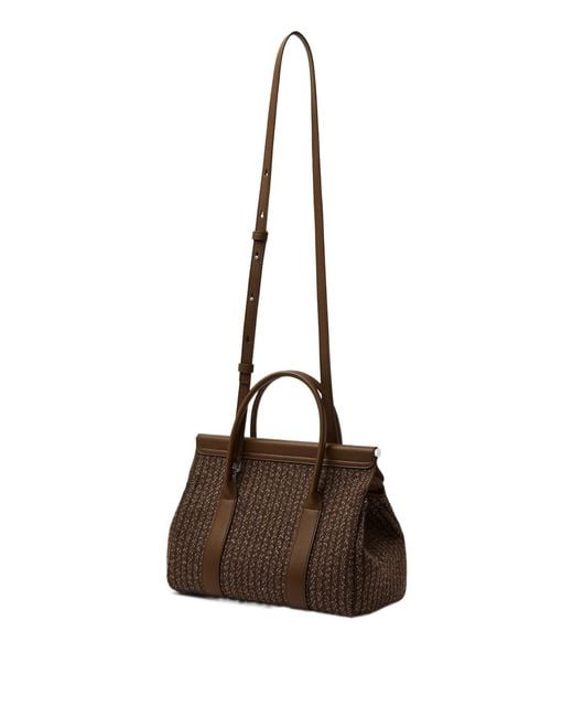 Loro Piana Brown Loom Bag L25