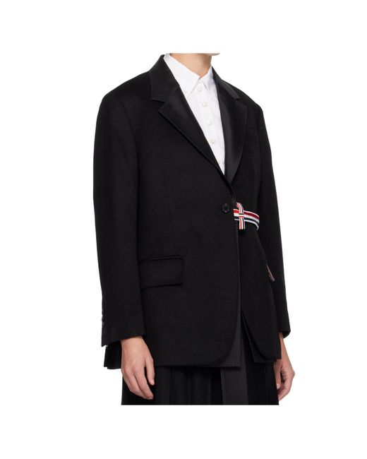 Thom Browne Black Narrow Jacket