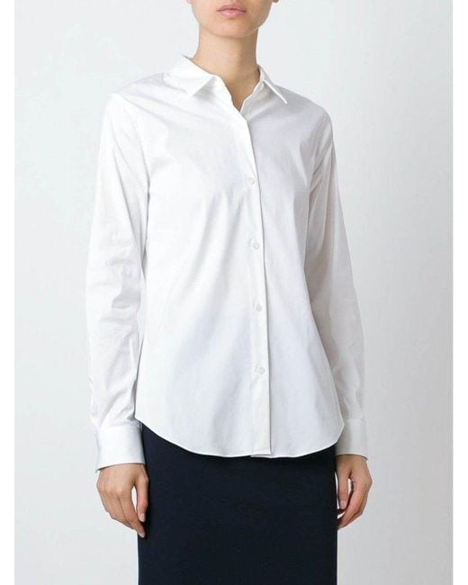 Theory White Classic Shirt