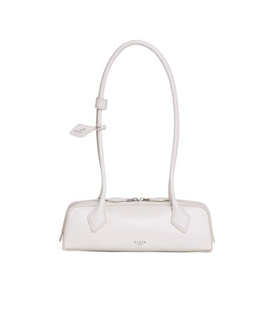 Alaïa White Alaïa Le Teckel Small Shoulder Bag