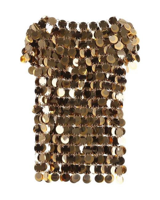 Rabanne Black Sequins T-Shirt