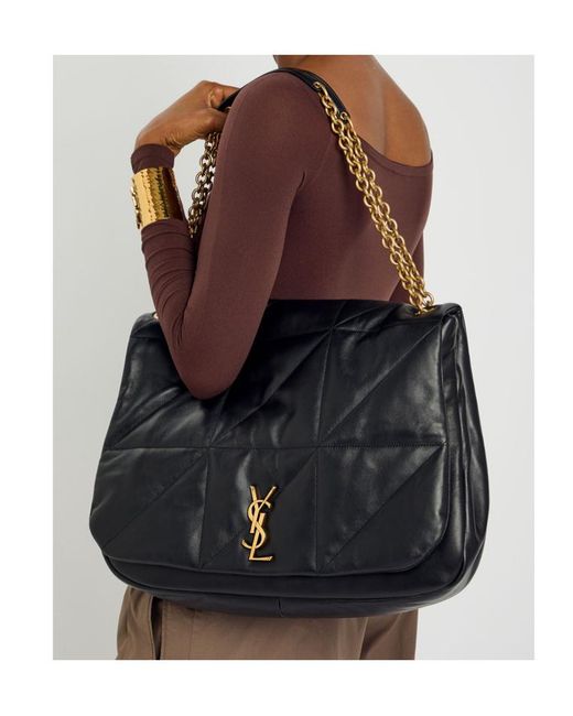 Saint Laurent Black Jamie 4.3 Xl Quilted Leather Shoulder Bag
