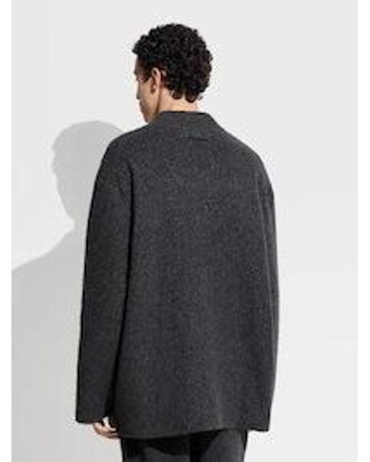 Zegna Gray X The Elder Statesman Oasi V-Neck Cardigan for men