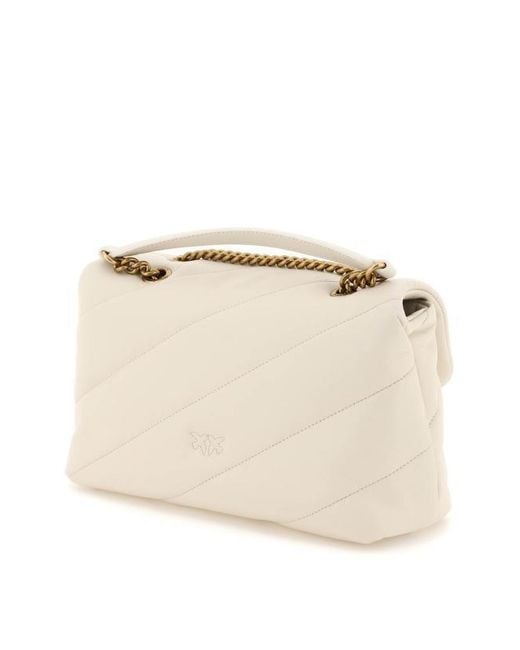 Pinko Natural Love Classic Puff Maxi Quilted Shoulder Bag
