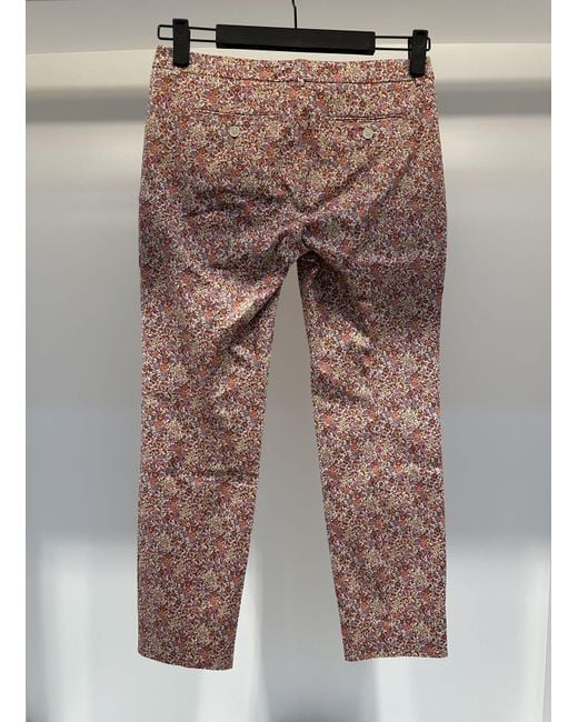Weekend by Maxmara White Flower Casual Pants