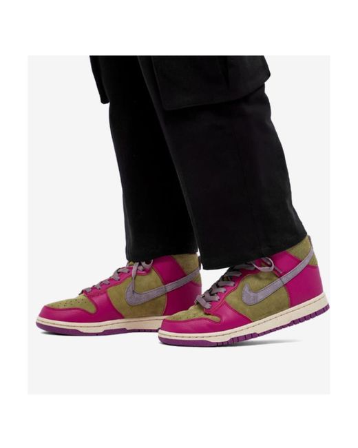 Nike Pink Dunk High 'Dynamic Berry' Sneakers