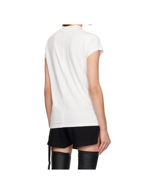Rick Owens White Concordians Small Level T-Shirt