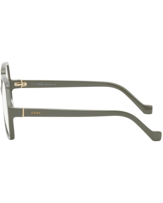 Loewe White Square-Frame Sunglasses