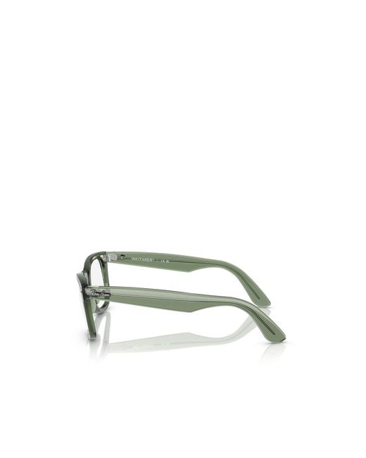 Ray-Ban White Wayfarer Ease Transparent for men