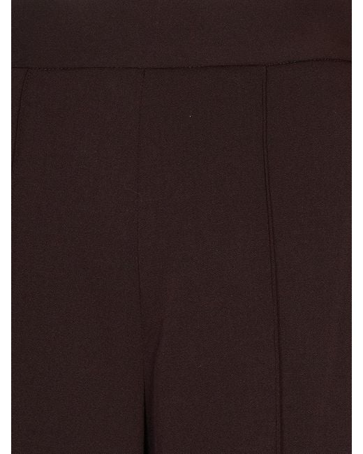Agnona Brown Straight-Leg Casual Trousers
