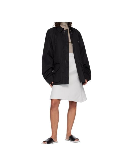 Rier Black Collared Field Jacket for men