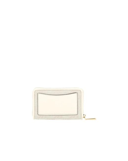 Michael Kors White Jet Set Monogram-Pattern Wallet