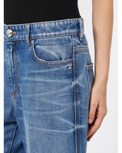 Sportmax Blue Spdmeandro Flared Jeans