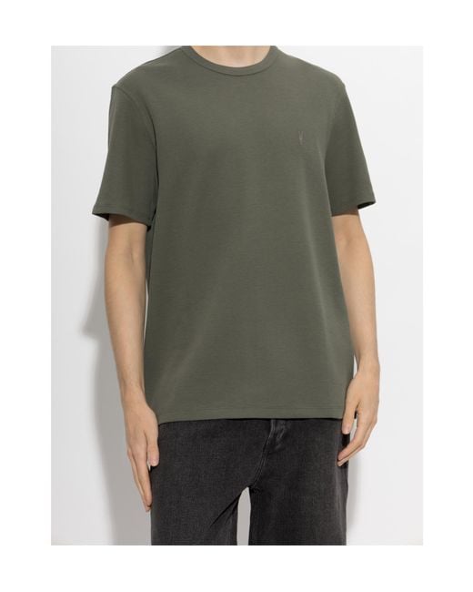 AllSaints Green Short-Sleeved T-Shirt for men