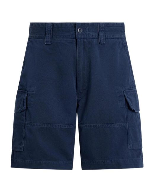 Ralph Lauren Blue Polo Gellar Relaxed Fit Twill Cargo Shorts for men