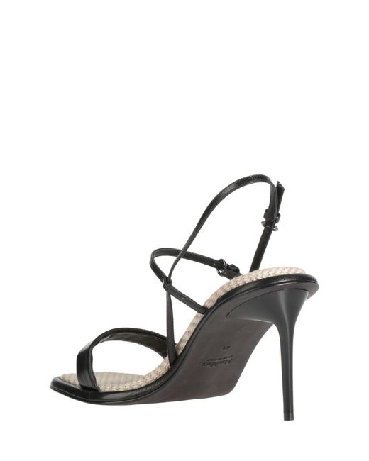 Max Mara Metallic Leather Sandals