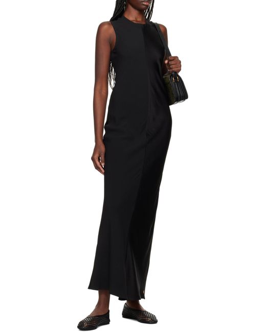 AMI Black Long Straight Dress