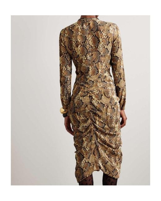 Isabel Marant Natural Bow Tie Dress