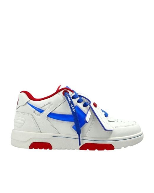 Off-White c/o Virgil Abloh Blue Out Of Office Low-Top Sneakers
