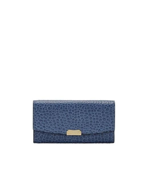 Burberry Blue Long Purse