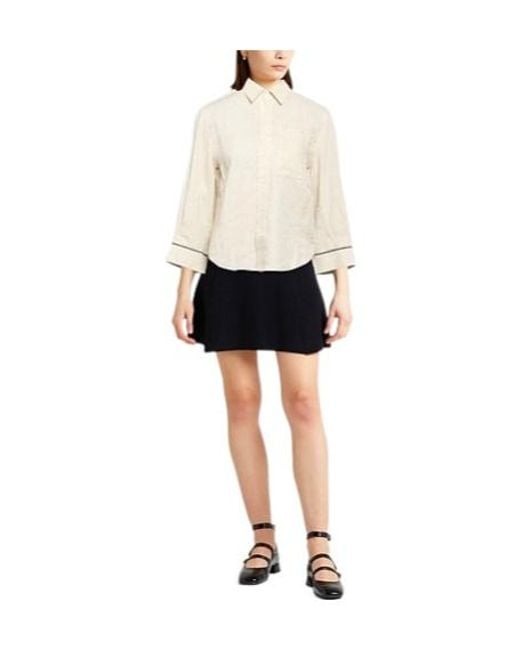 Brunello Cucinelli Natural Linen Shirts